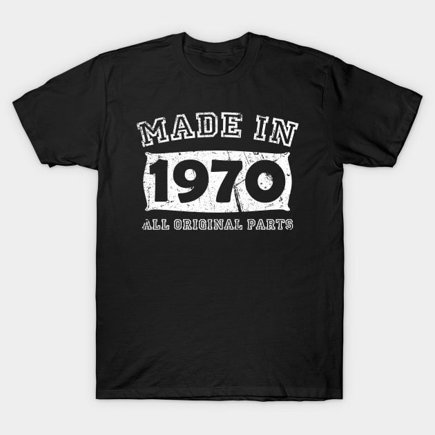 Made In 1970 All Original 50th Birthday Gift T-Shirt by star trek fanart and more